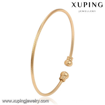 51495 Xuping gold bangle designs wholesale women brass bangles